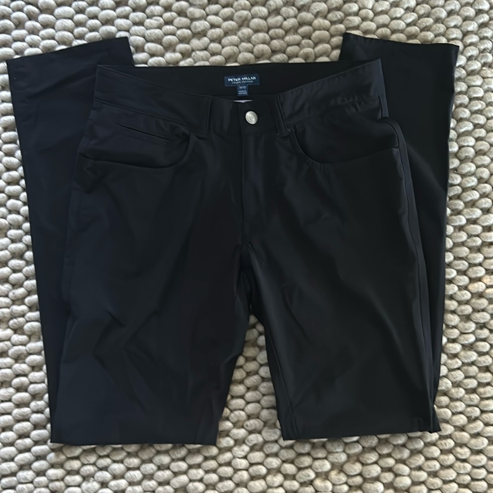 Peter Miller Golf Pants 30/32 Black Stretch